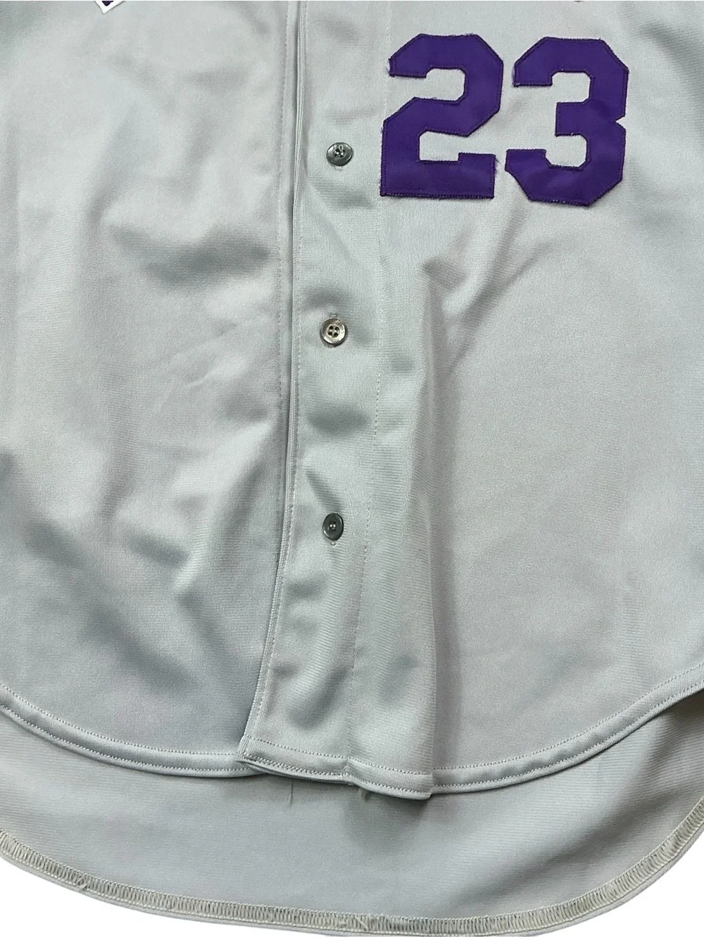 Vintage Colorado Rockies MLB Rawlings purple and gray #23 fan jersey